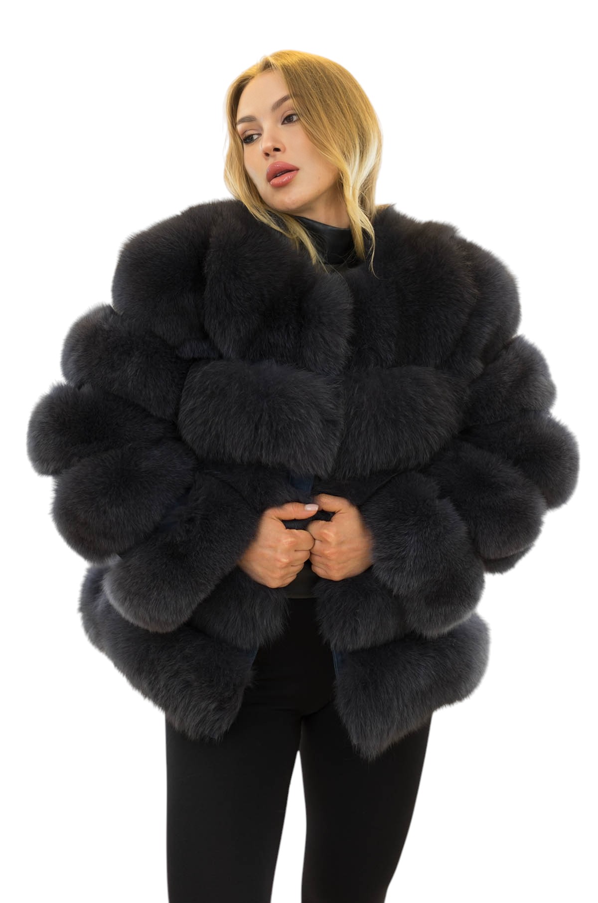 Fuchsjacke Echtpelzjacke für Damen Perfekte Winterjacke