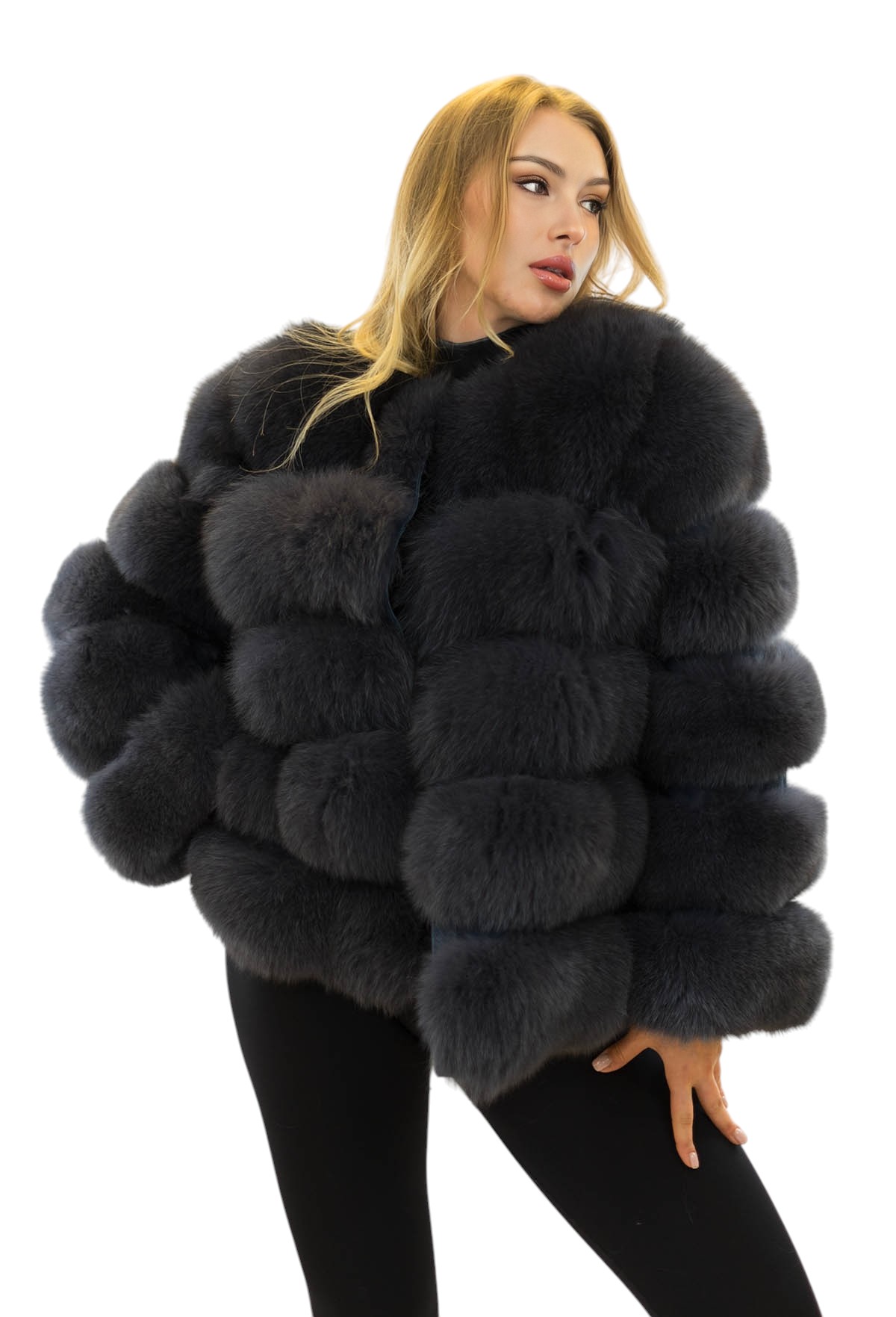Echtpelz Jacke „Gyda“ aus Echtfell Fuchs