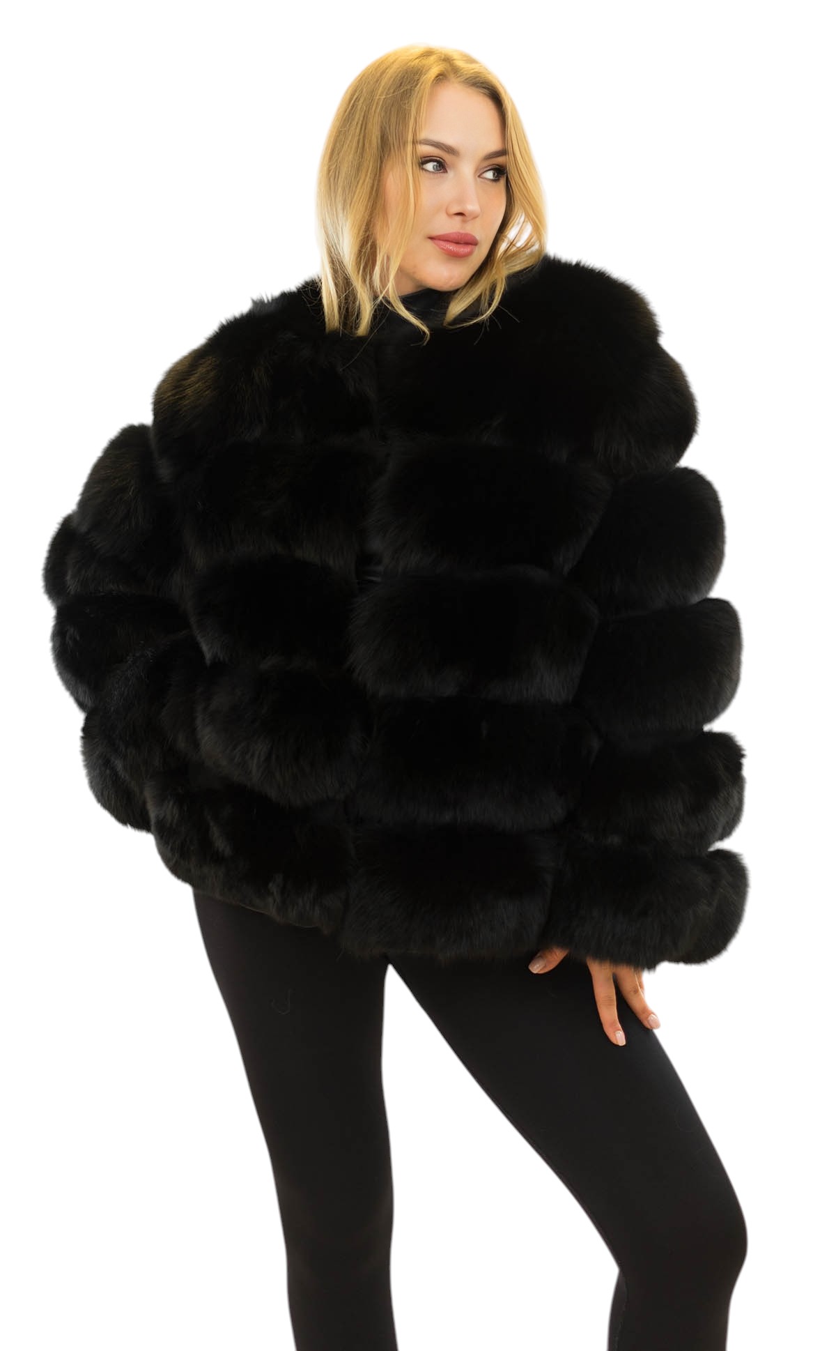 Fuchsjacke Echtfelljacke für Damen Wintermode