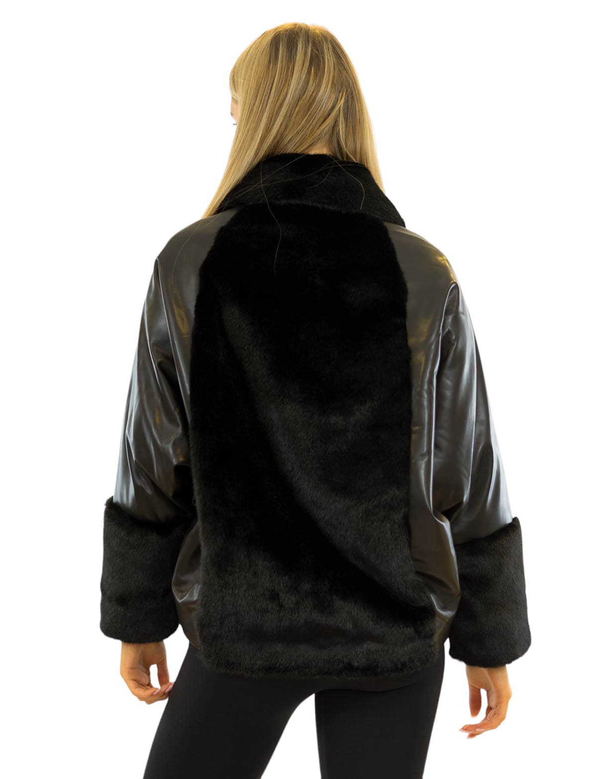 lederoutfit herbst eco leder jacke kunstleder luxus eco leder