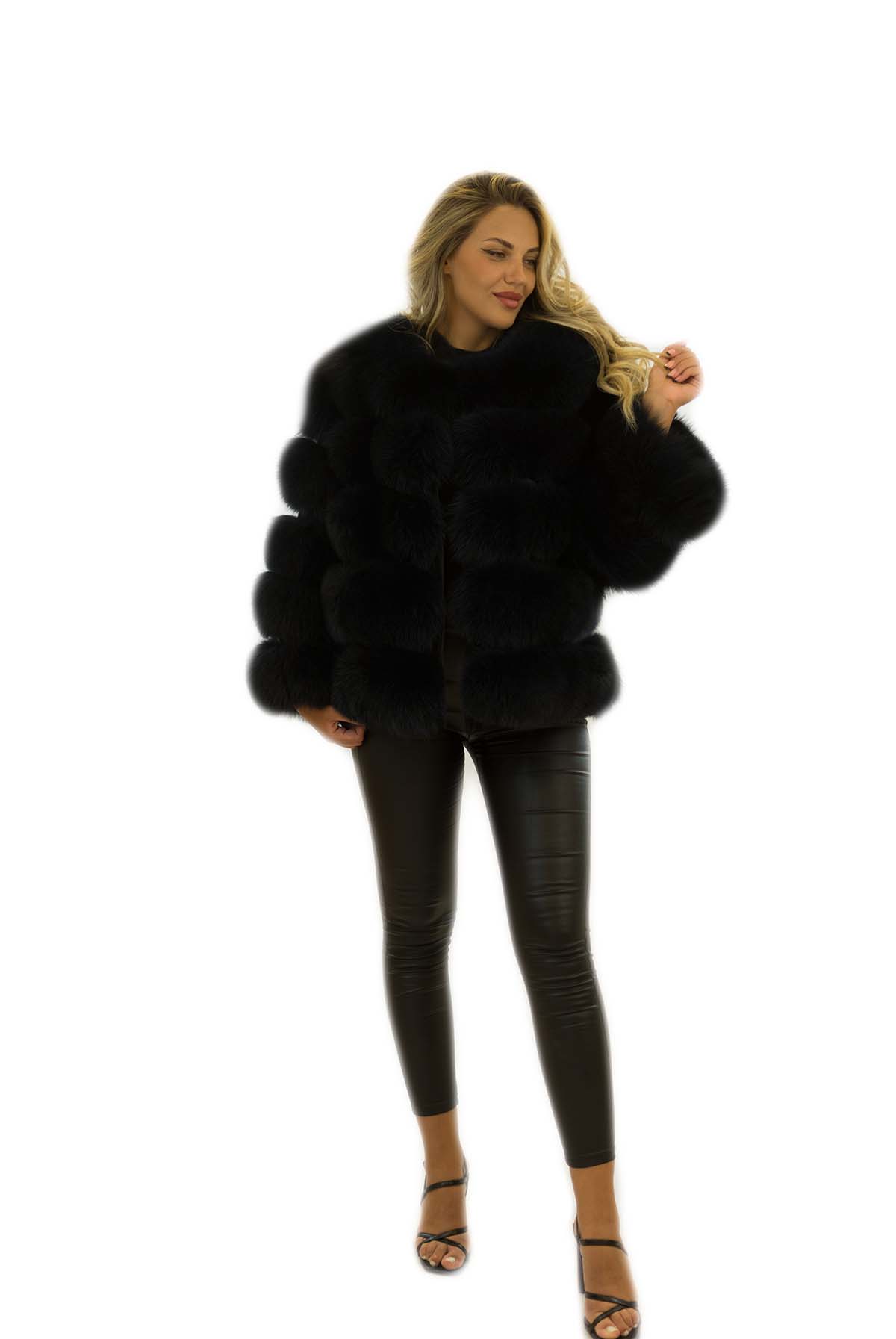 Echtfell Jacke aus Fuchs Fox Gilet Fox Vest Pelzweste Fur Gilet