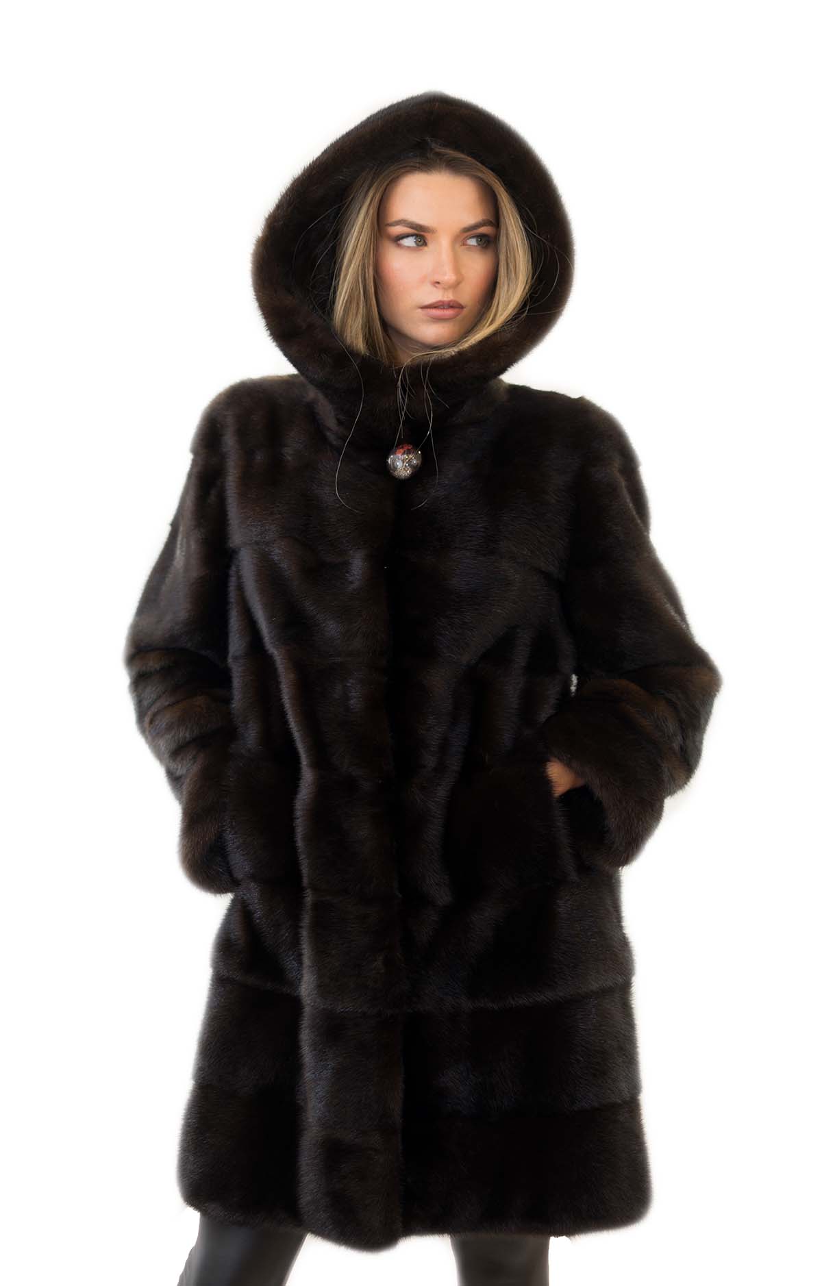 Pelzmantel Mona aus Nerzfell