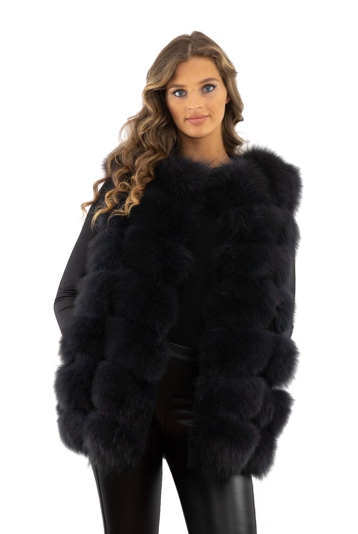 Pelzweste Fellweste Echtes Fell Fuchsweste  Pelzjacke