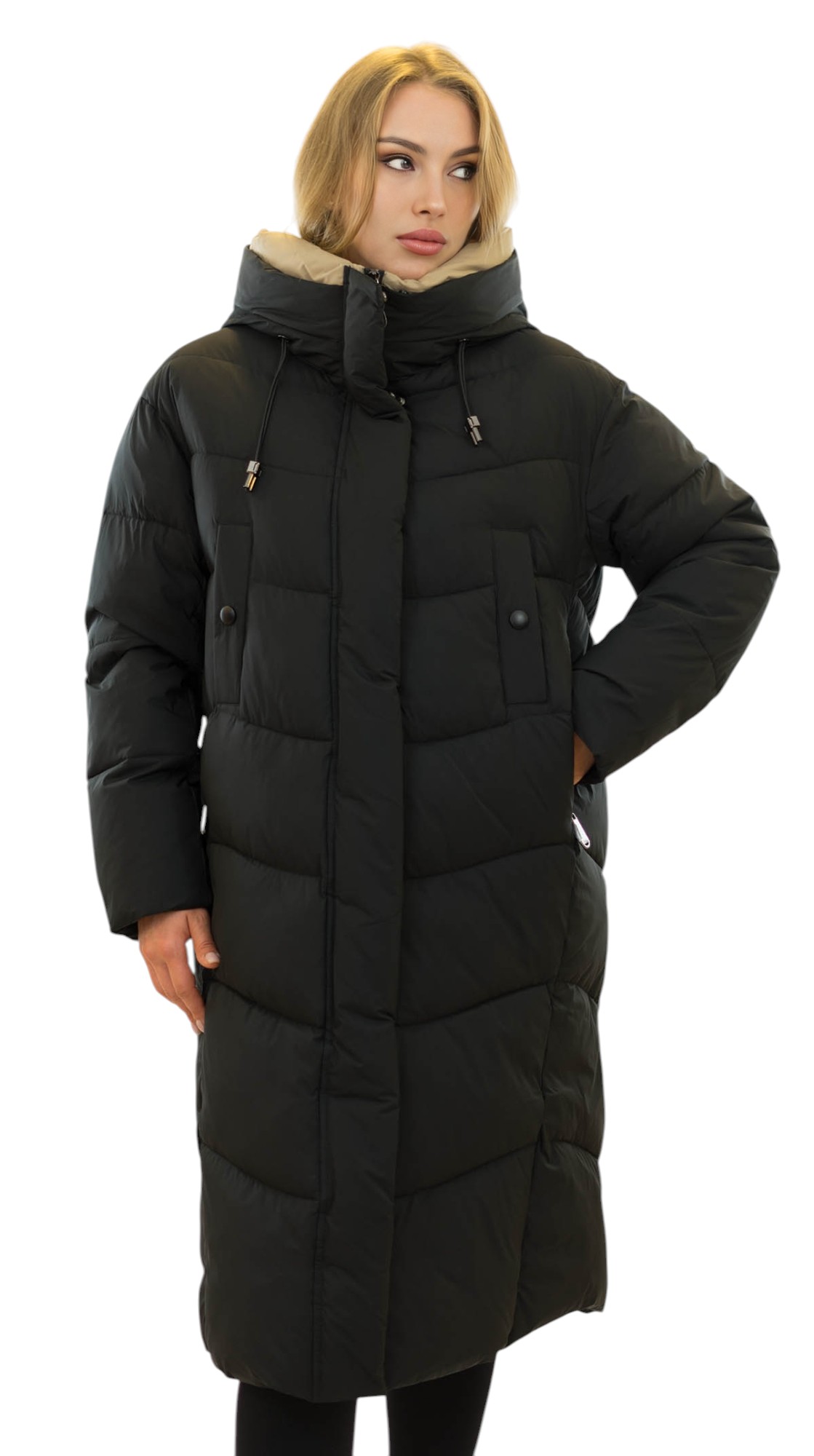 Gefütterter Wintermantel zeitlos & kombinierbar