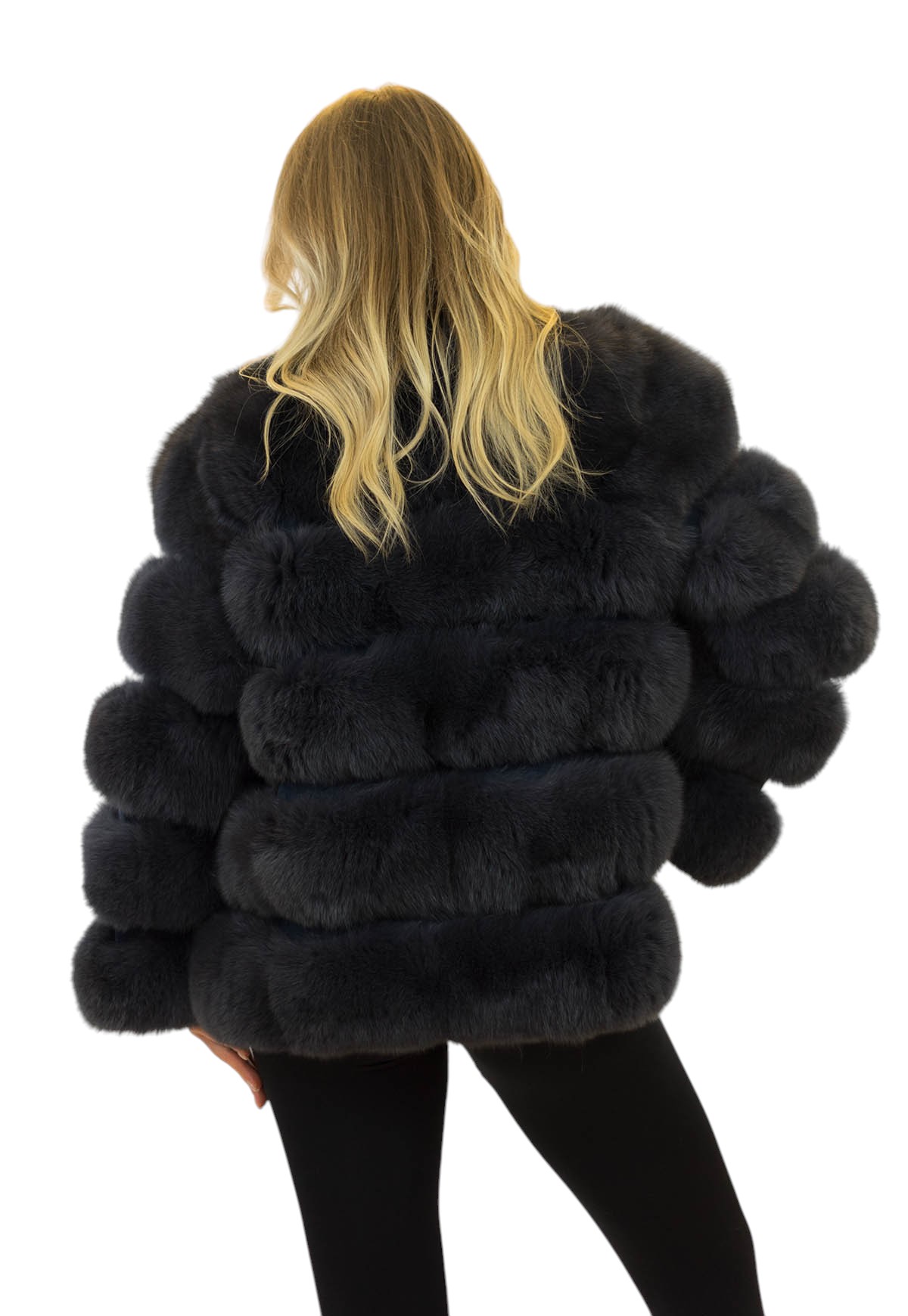 Pelzjacke aus Echtfell für Damen Elegante Fuchsjacke
